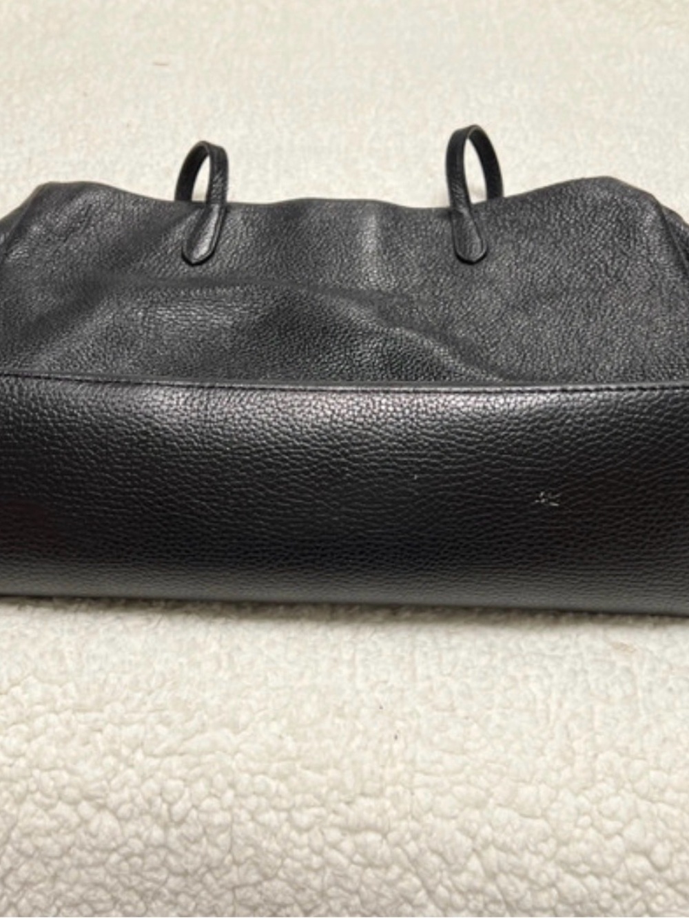 Banana Republic Black Pebbled Leather Tote - Picture 3 of 14